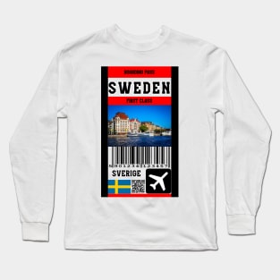 Sweden first class boarding class Long Sleeve T-Shirt